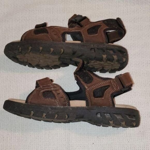 Alpine Sz. 8 Brown Leather Fisherman Adjustable Sandals - Picture 4 of 9